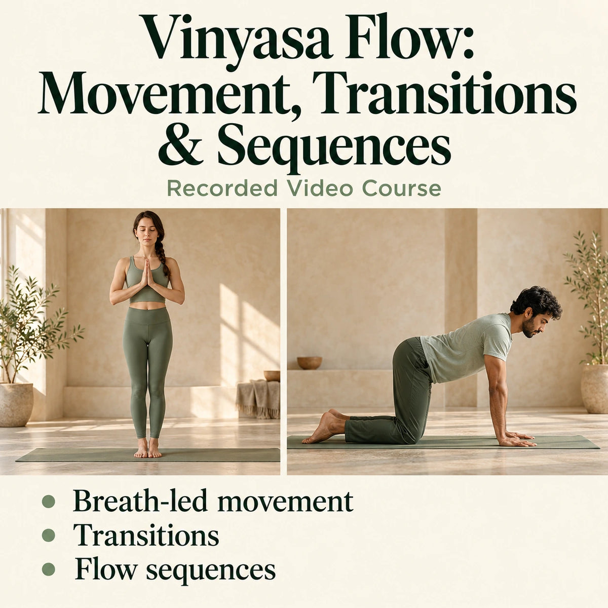 Vinyasa Flow: Movement, Transitions & Sequences